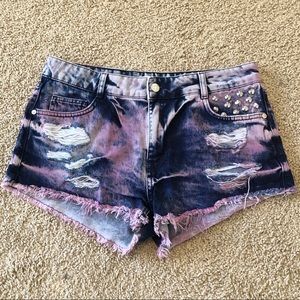 Gina Tricot Distressed Jean Shorts